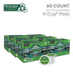Green Mountain Keurig-compatible pods fit any single-serve brewer.