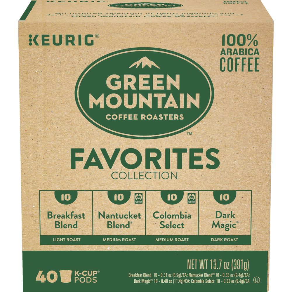 Green Mountain Light Roast K-Cup pod delivering bright aromatics.