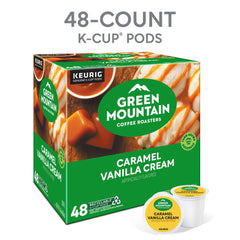 Green Mountain light roast K-Cup pod for quick mornings.