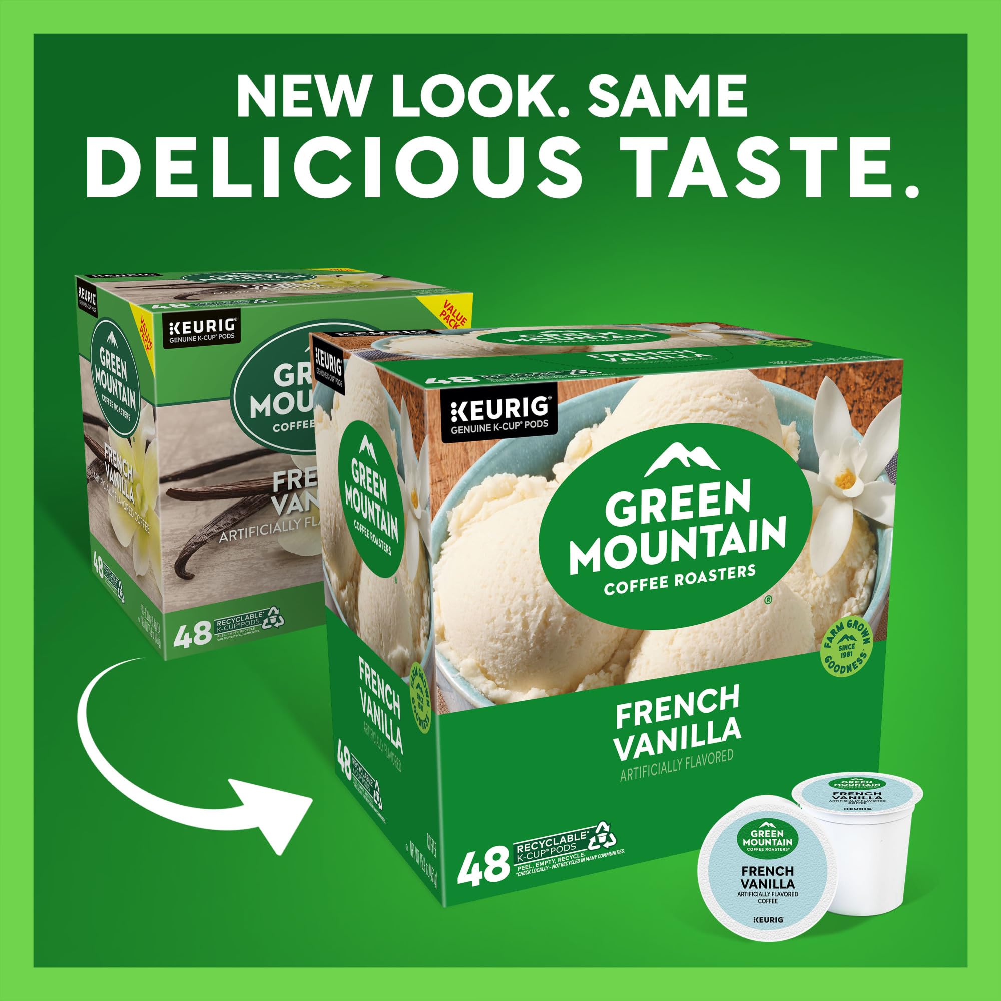 Light roast aroma and smooth body in a Keurig K-Cup pod.