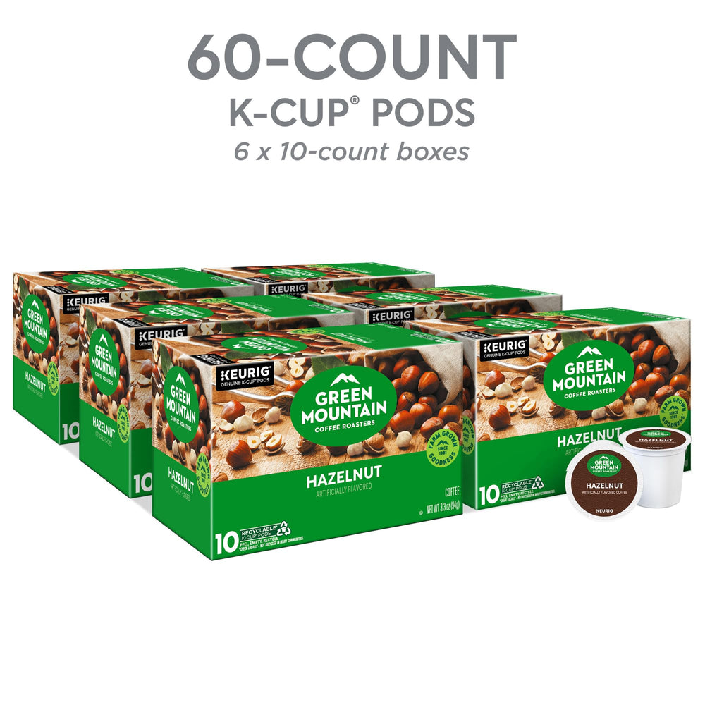 Green Mountain logo on box signals trusted, responsibly sourced coffee