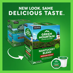 Pouring Nantucket Blend from a Keurig shows balanced flavor