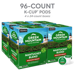 Nantucket Blend packaging on display for easy single-serve coffee