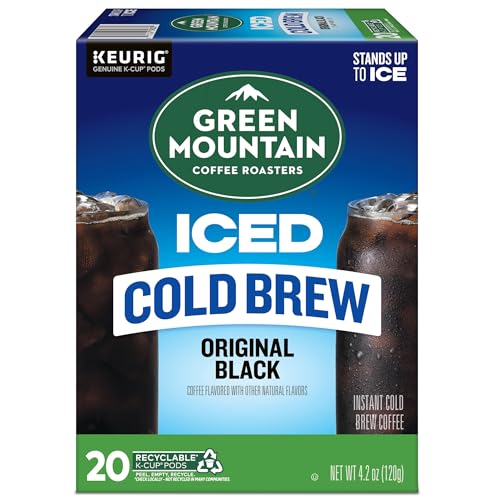 Green Mountain Original Black Iced Cold Brew ready for a tumbler.