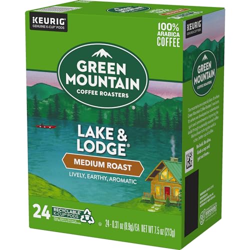 Sustainability seal on Green Mountain Lake & Lodge packaging