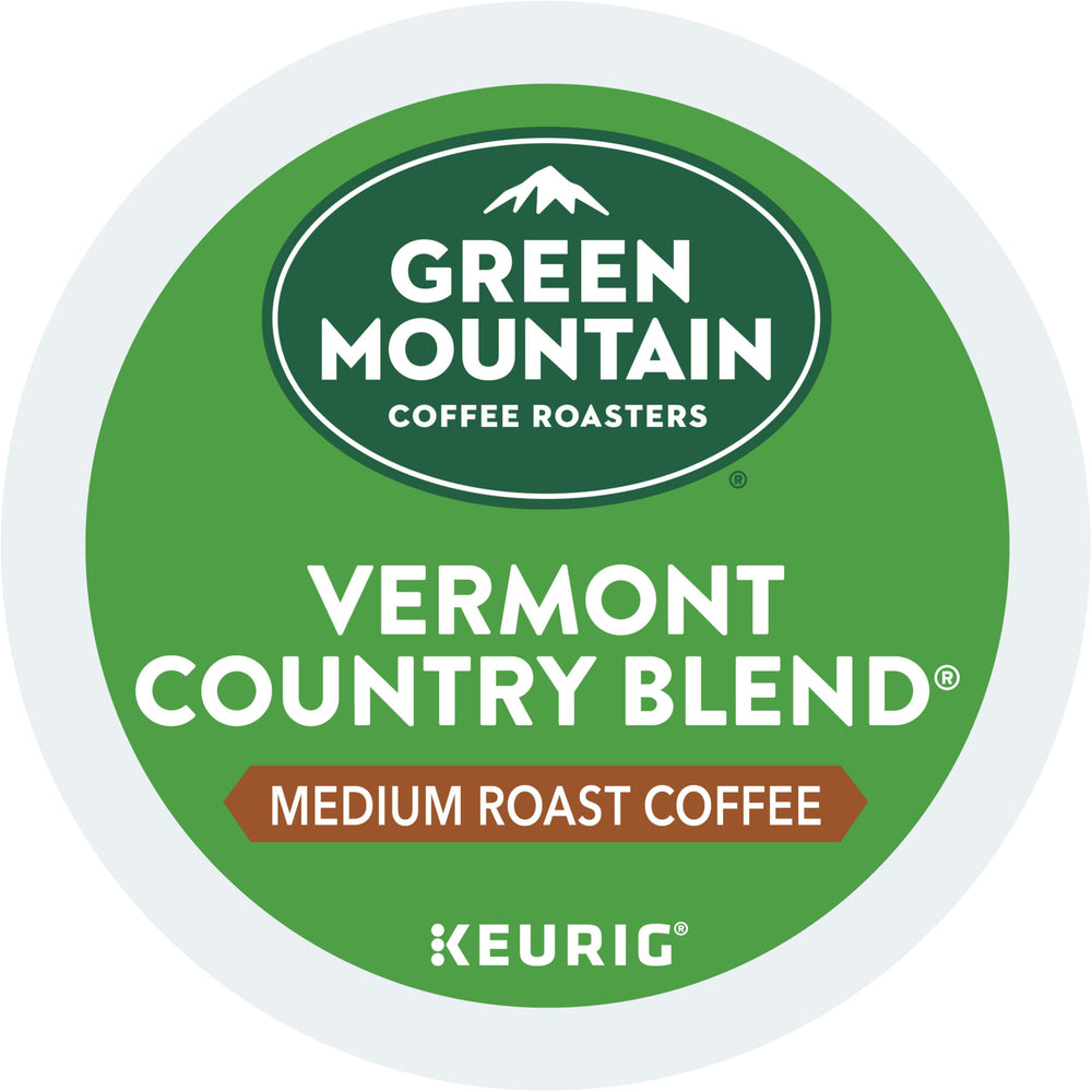 Green Mountain Vermont Country Blend K-Cup box ready for quick, flavorful coffee anytime