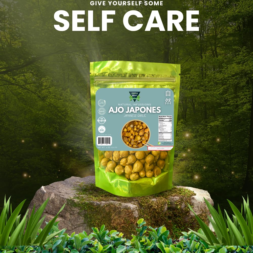 Green Royalty Japanese Garlic tea infusion for flavorful soothing beverages