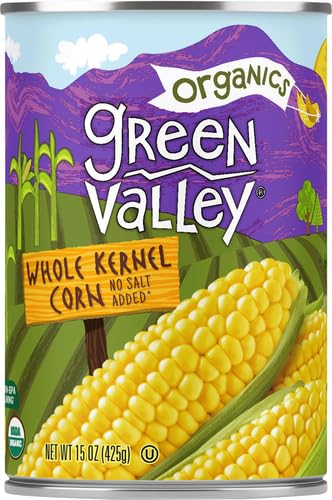 Green Valley Organic corn topping a crisp salad for color.