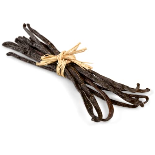 Close-up of Green Vanilla vanilla seeds showing aroma and texture.