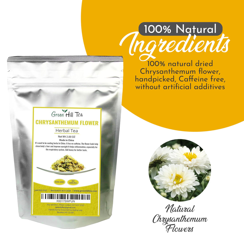 Greenhilltea chrysanthemum packaging ziplock bags keep freshness and aroma intact