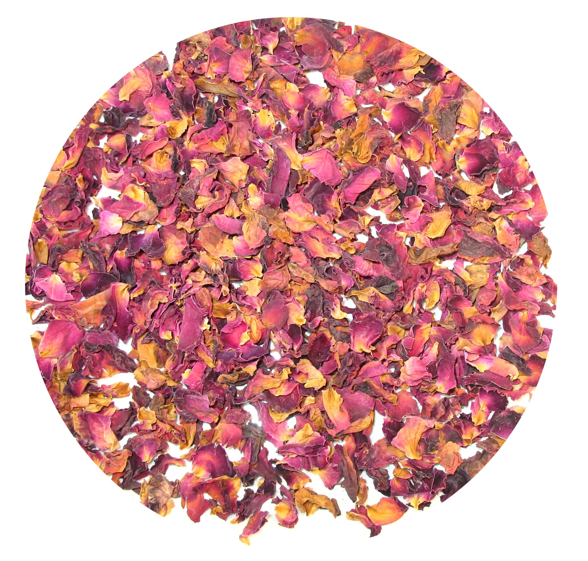 Greenhilltea rose petals steeping in hot water for a fragrant cup
