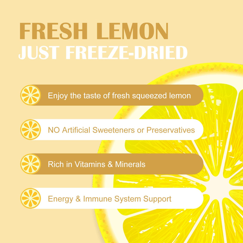 Grelim Lemon Powder measuring scoop ready to dose flavor