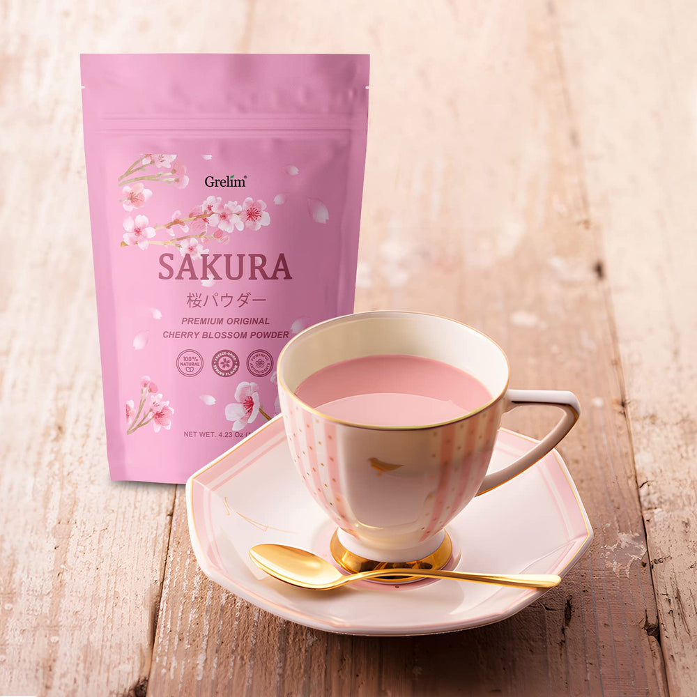 GRELIM Sakura powder on ice cream, floral note