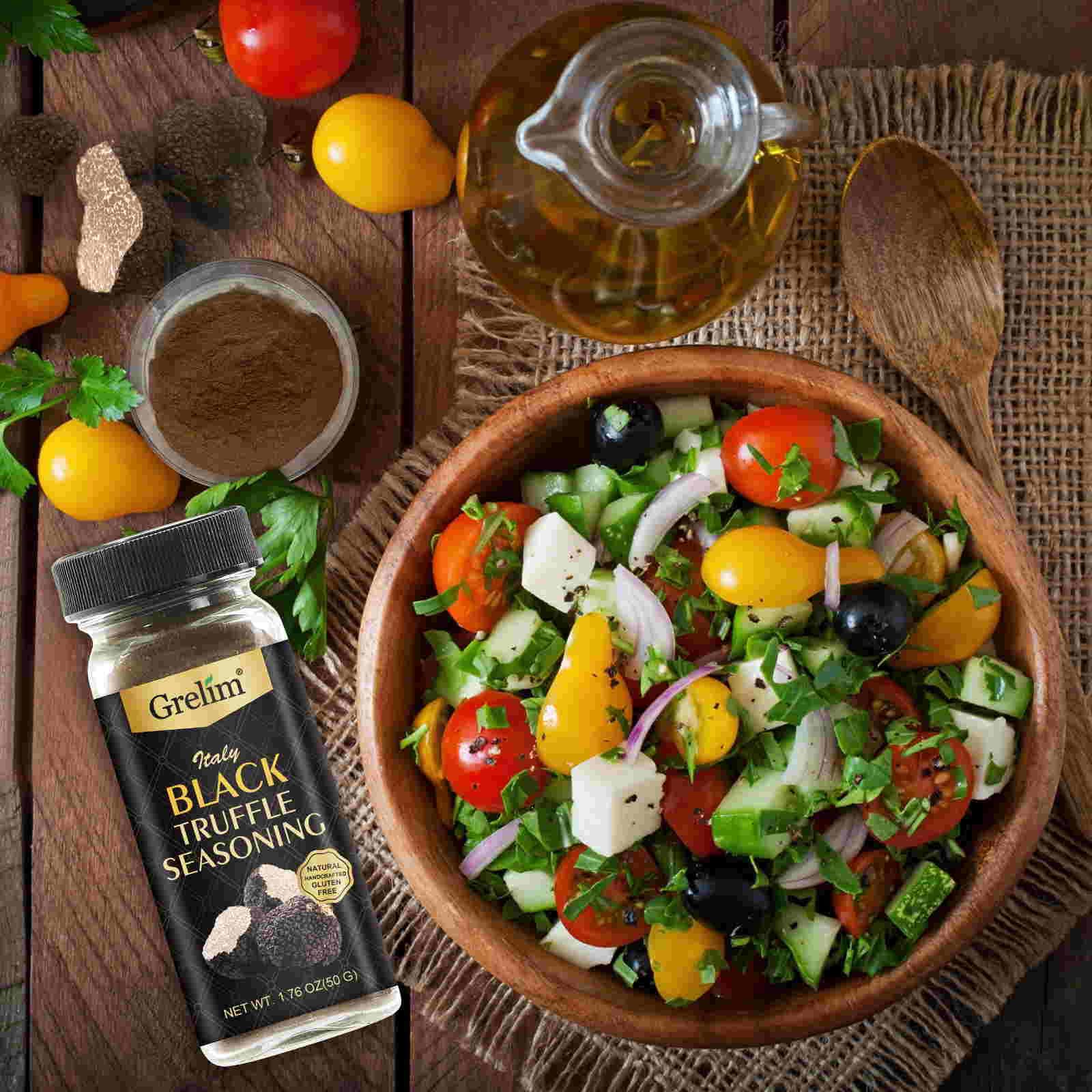 GRELIM truffle seasoning gift-packaging idea for foodie friends.