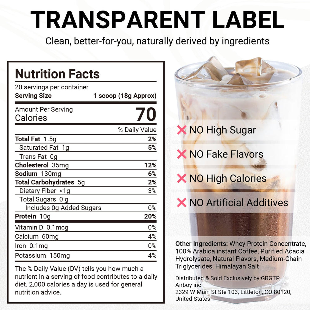 GRGTP Chocolate flavor promises a bold, chocolatey finish.
