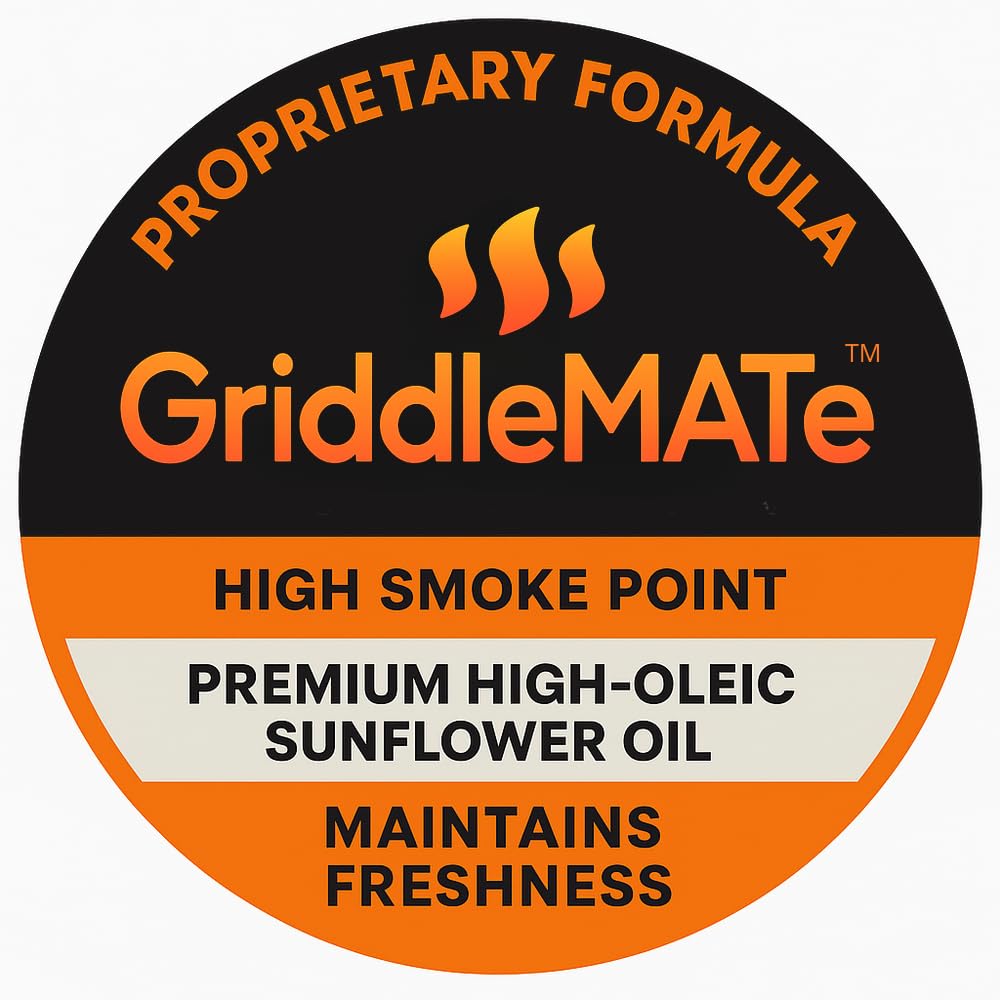 GriddleMATe USA-made label image underscores domestic production and quality controls