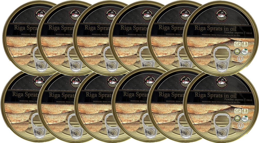 GRILLED CATCH 12-pack tins display pantry-friendly seafood ready to stock up.