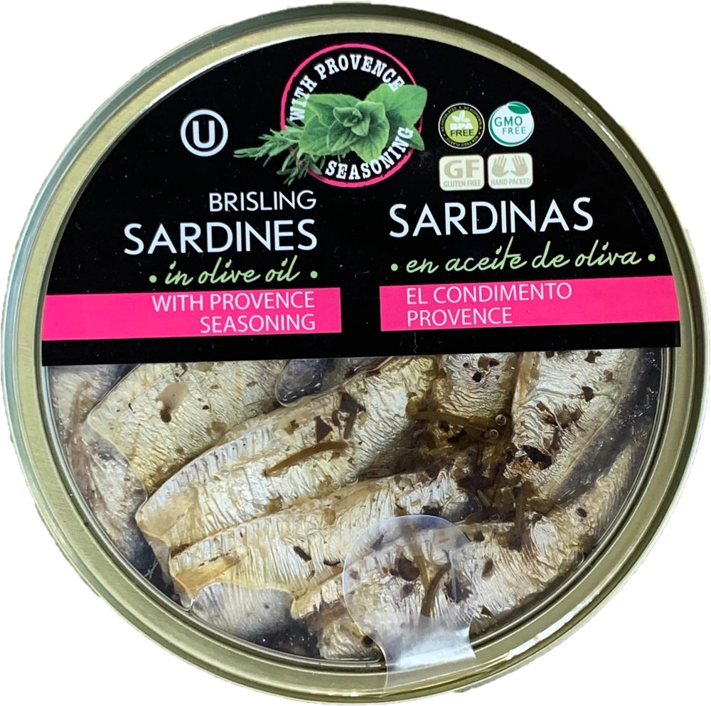 Grilled Catch easy-open BPA-free lid on sardines can