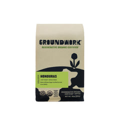 Groundwork Coffee Honduras whole bean image 1; rich aroma ideal for pour-over.