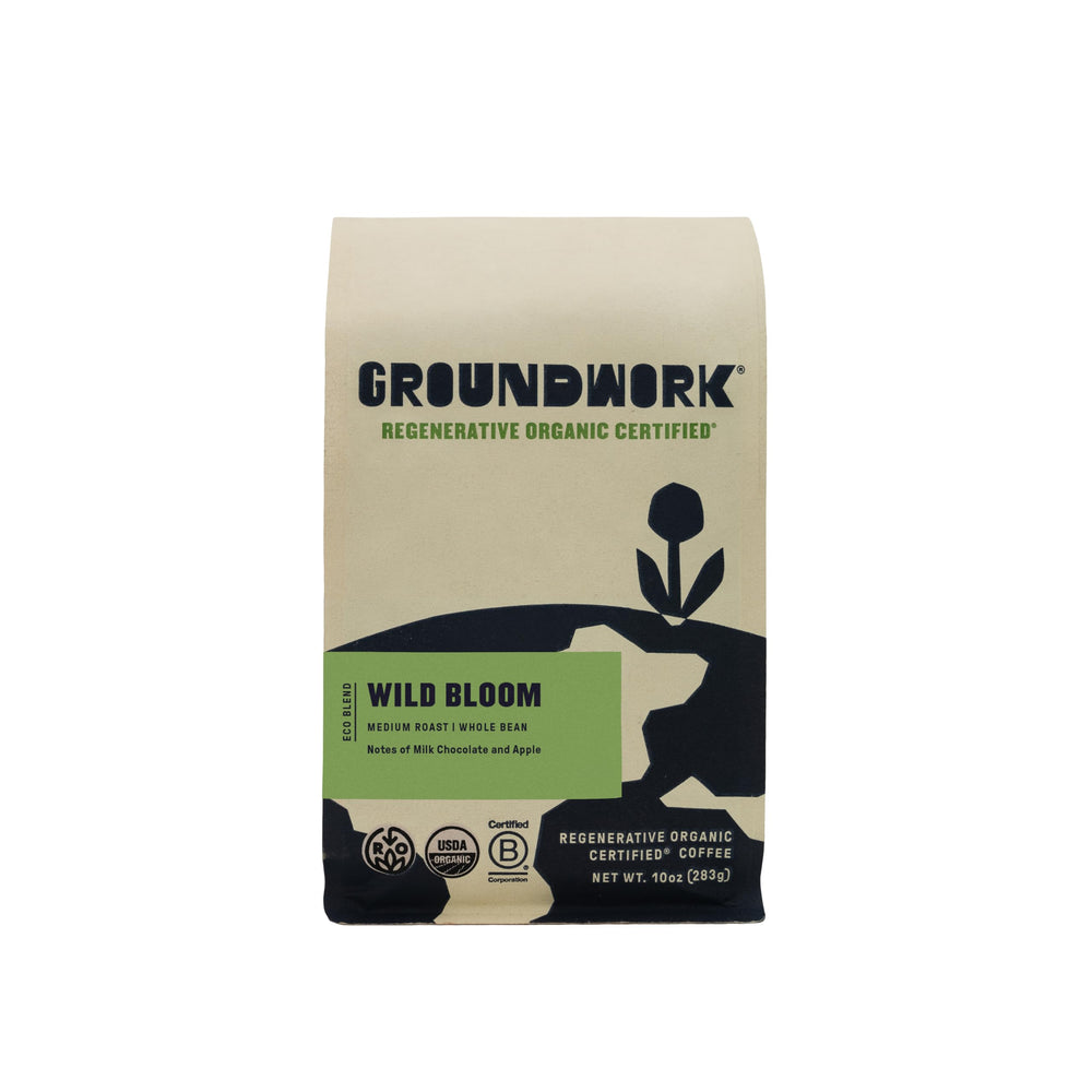 Groundwork Coffee Wb Roc Wild Blm Md bag and cup, delivering a rich morning ritual.