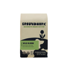 Groundwork Coffee Wb Roc Wild Blm Md bag and cup, delivering a rich morning ritual.