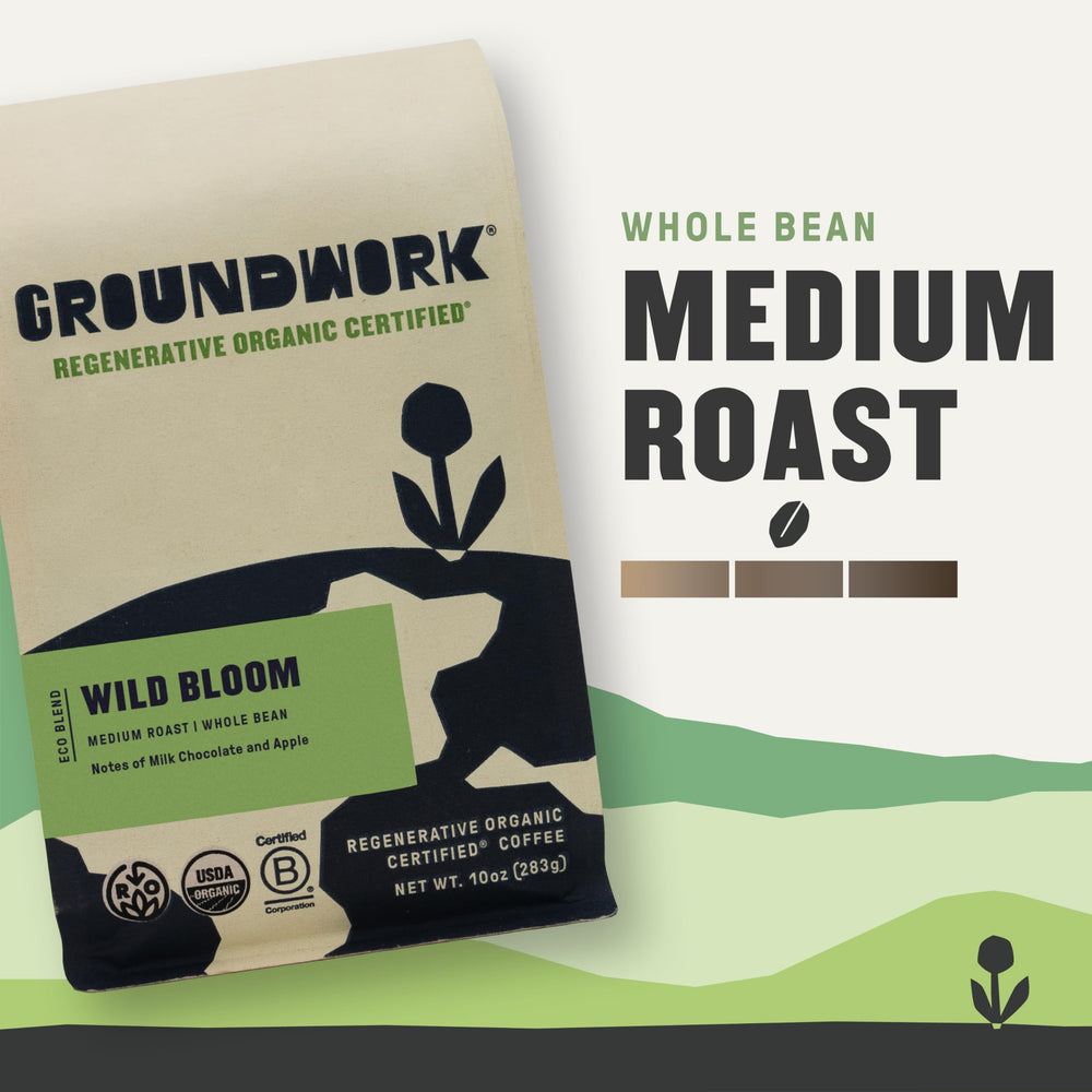 Groundwork Coffee Wb Roc Wild Blm Md steaming cup for a bold, balanced morning.