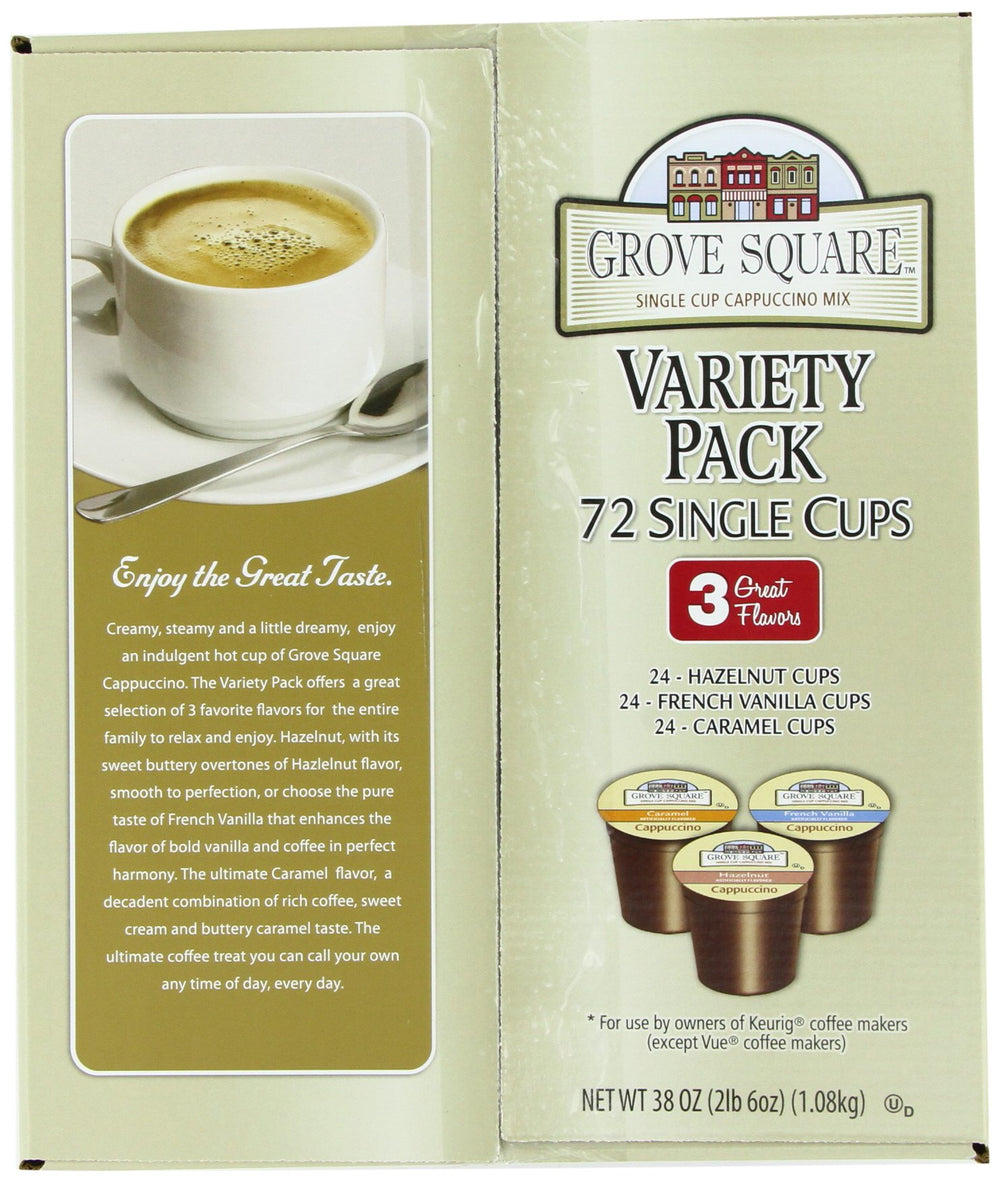 Kosher-certified Grove Square packaging signals quality.