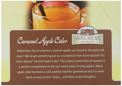 Grove Square Cider caramel-apple-cups served over ice for a refreshing afternoon.