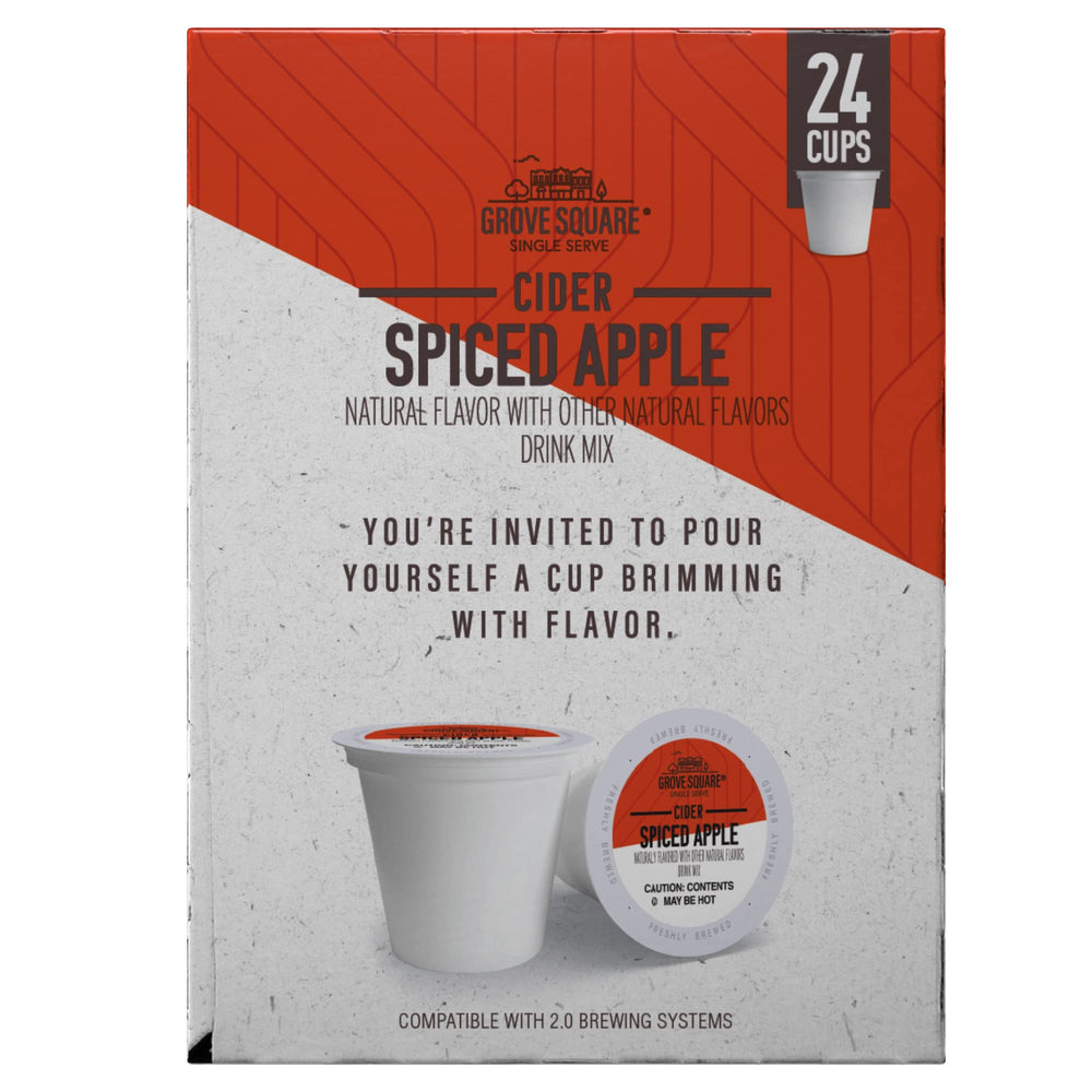 Grove Square Cider Pods single-serve compatibility with Keurig