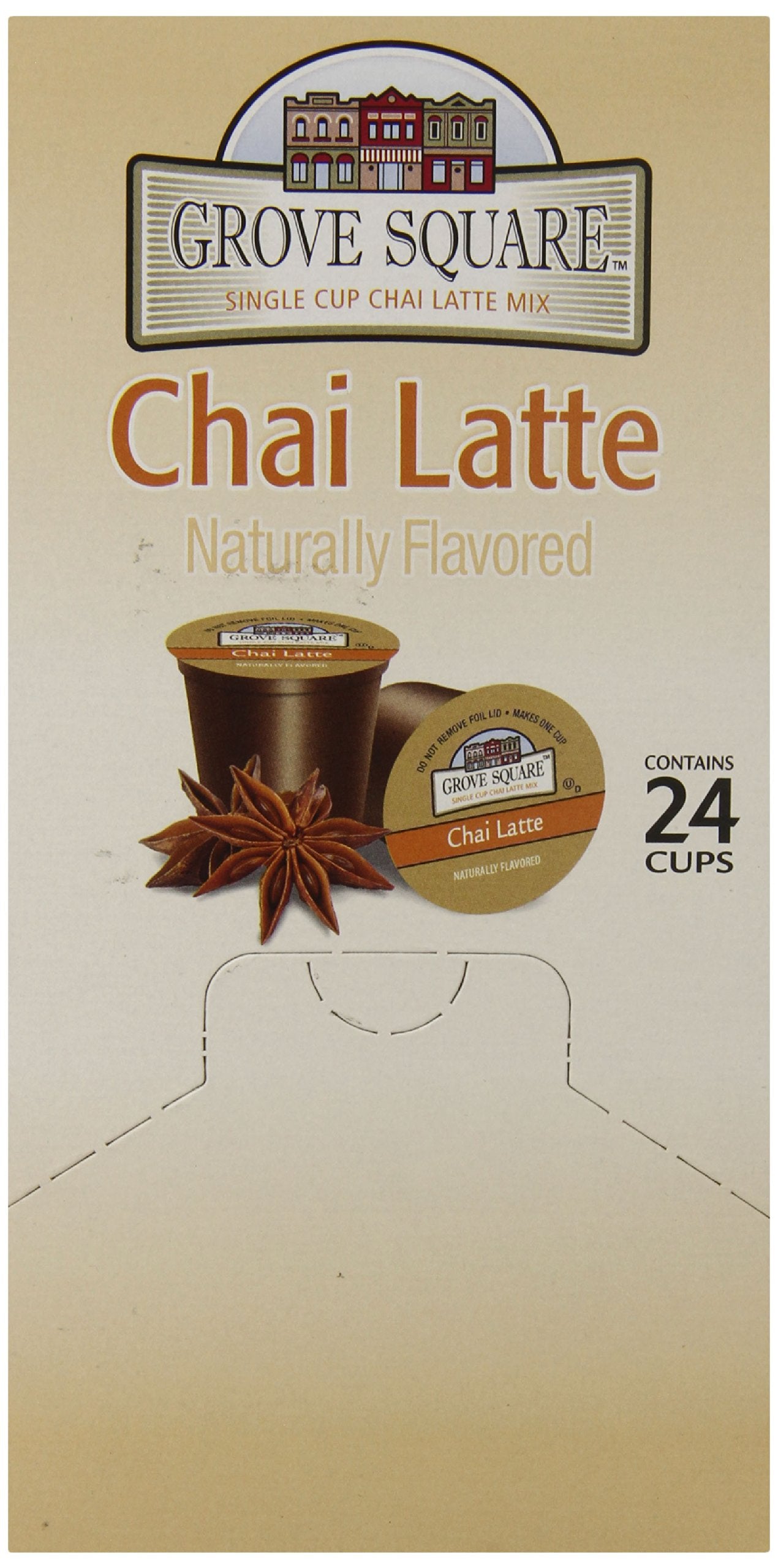 Grove Square Tea Chai Latte kosher-certified blend ready for quick breaks.