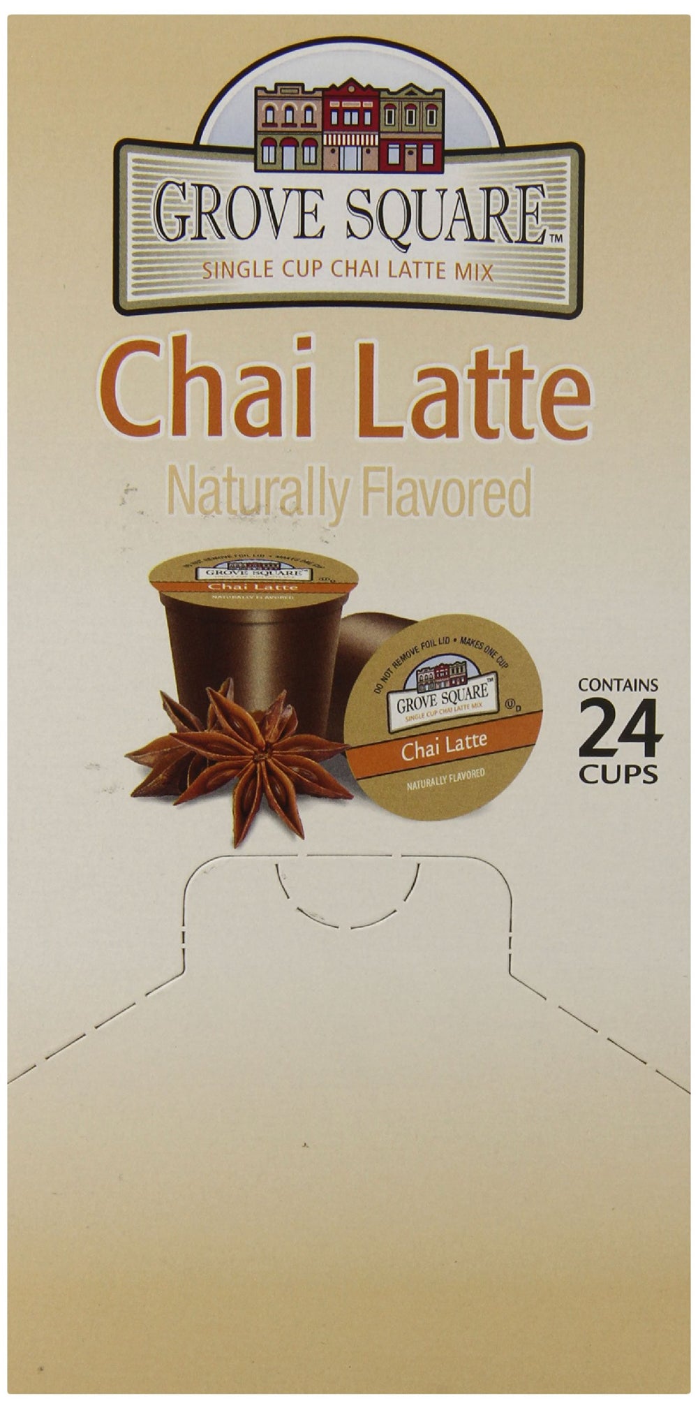 Grove Square Tea Chai Latte kosher-certified blend ready for quick breaks.