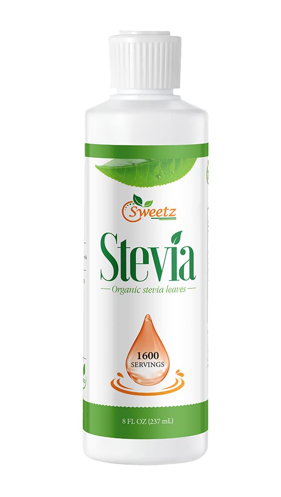 G-Sweetz Liquid Stevia Drops bottle shows Reb-D richness for calorie-free flavor