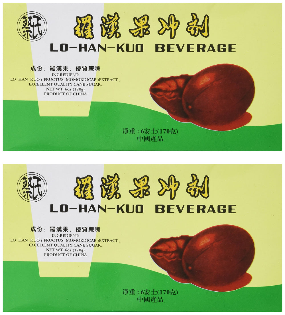 GTWWS Lo Han Kuo beverage cubes in a 6 oz box, ready for quick serving.