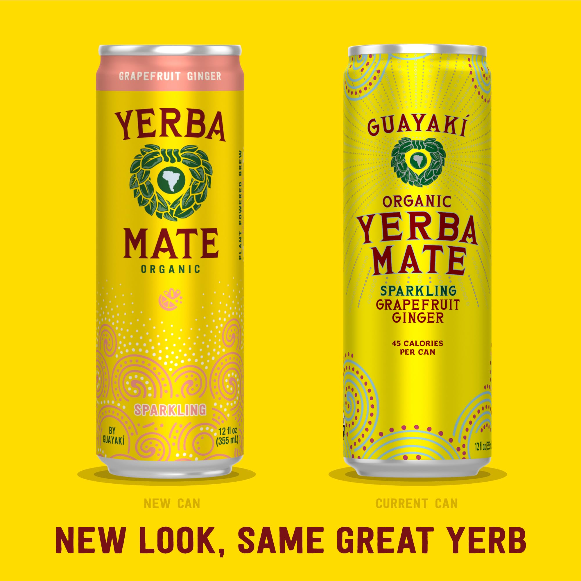 Guayaki Yerba Madre grapefruit ginger can for on-the-go refreshment
