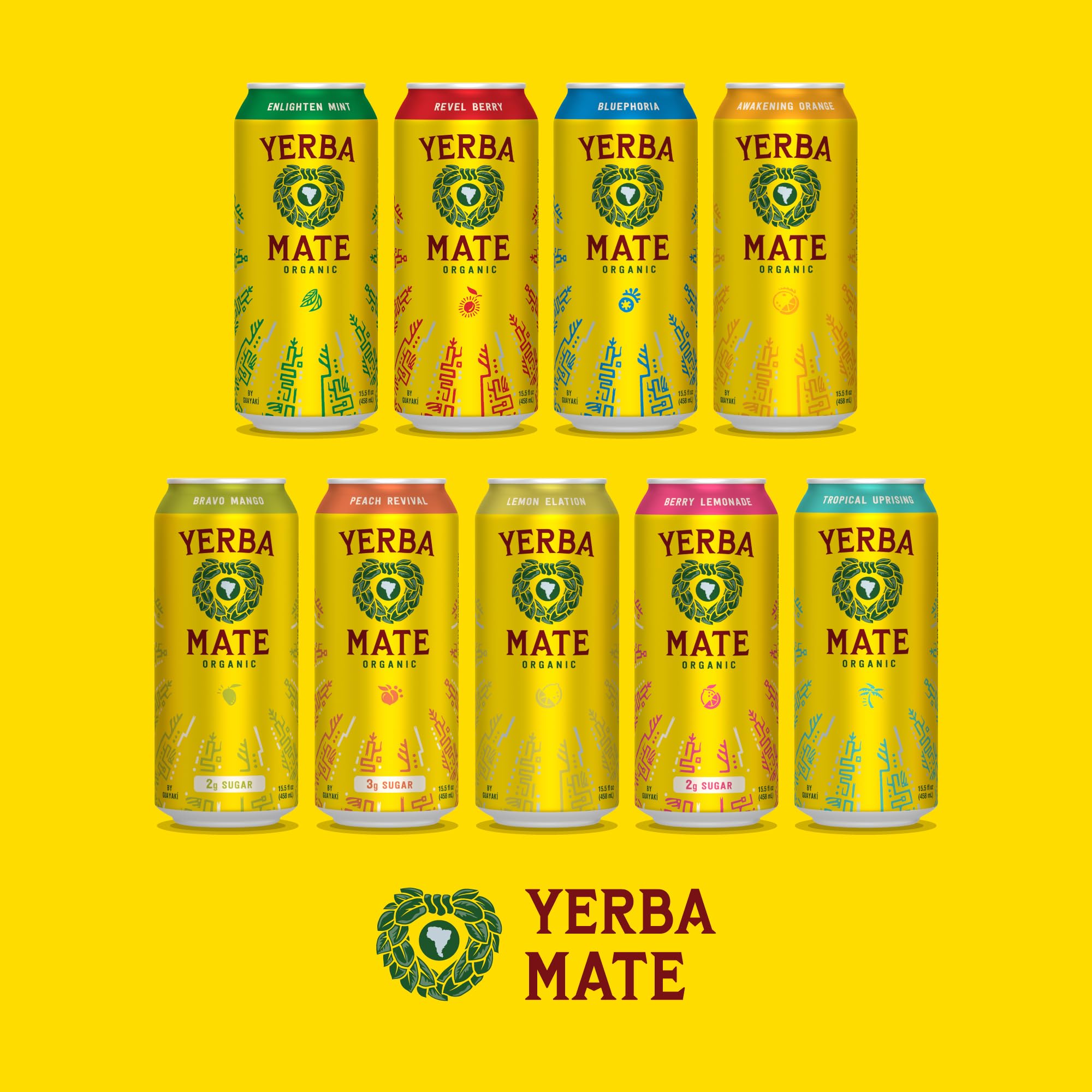 Guayaki Yerba Madre Mango forest ethos communicates regenerative sourcing.