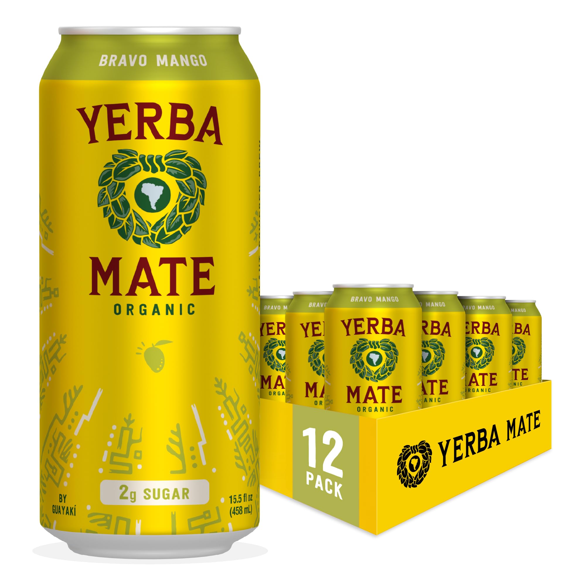Guayaki Yerba Madre Mango pack shows regenerative energy option for daily use.