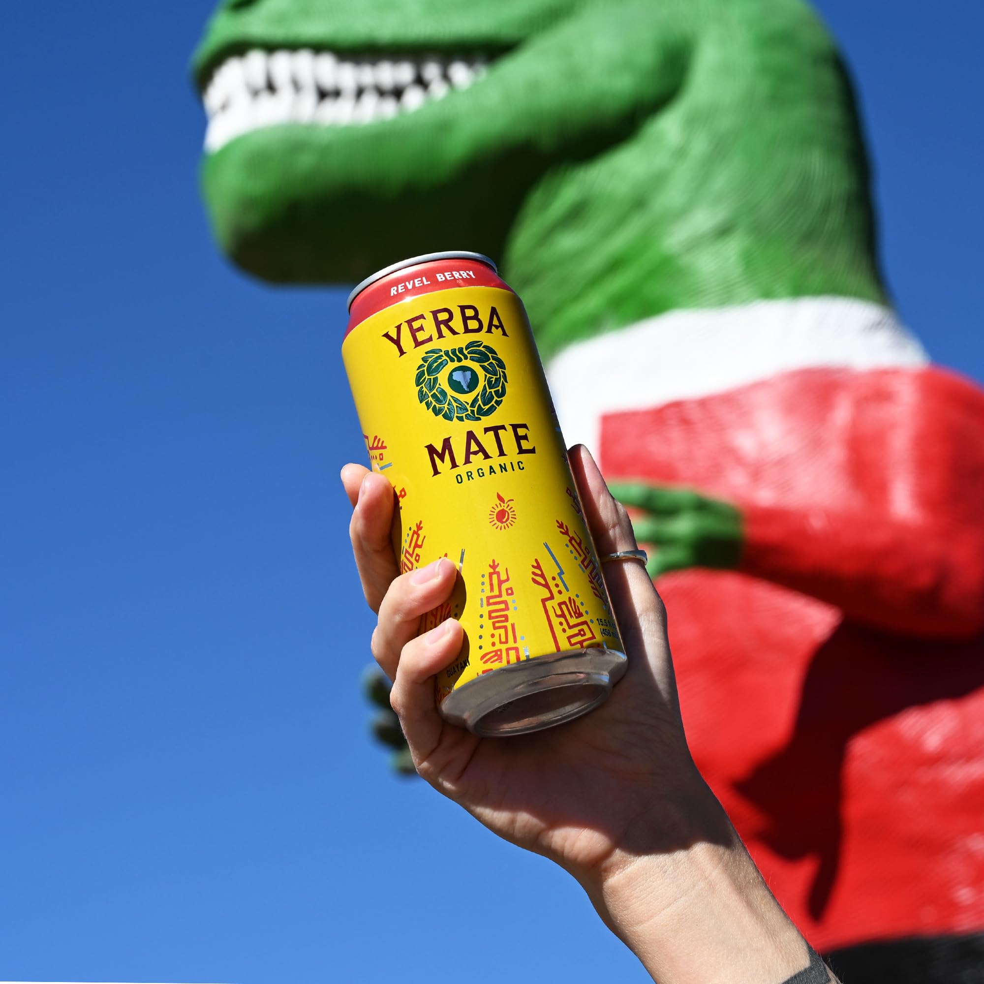 Guayaki Yerba Madre Revel Berry pack of 12 cans for daily energy.