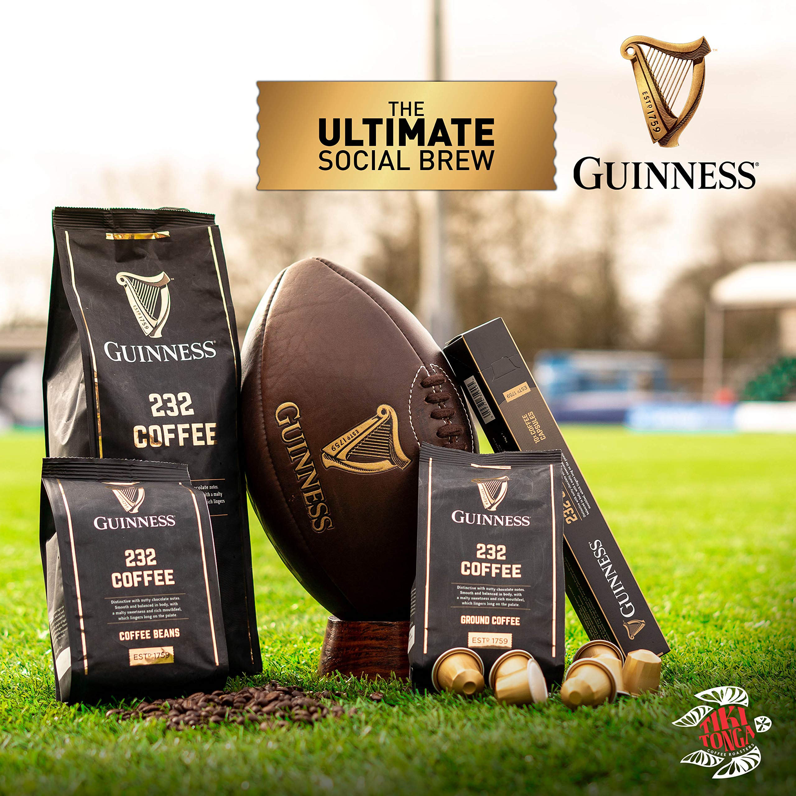 Guinness Tiki Tonga packaging shows limited edition collaboration.