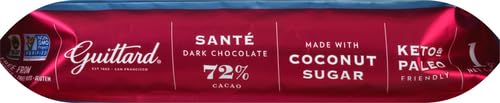 Guittard 72% Sante chips dough ball image shows even distribution.