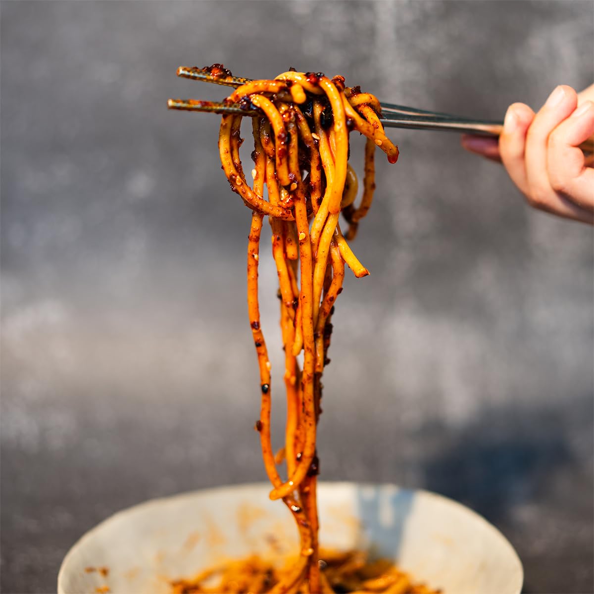 Stir-fry scene featuring GUIZ chili crisp for extra flavor
