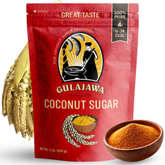 GULAJAWA coconut sugar artisan-jar-front showing premium, handcrafted flavor for beverages.