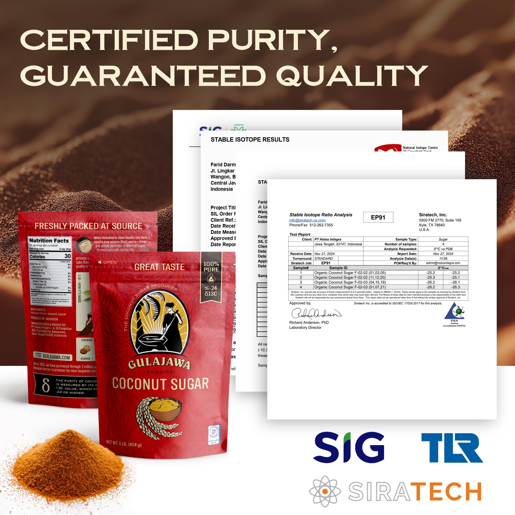 GULAJAWA coconut sugar gourmet-gift presents an elegant option for home cooks and chefs.