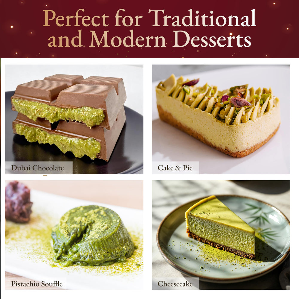 Baklava prepared with Gulluoglu pistachio cream and crispy kadayif texture