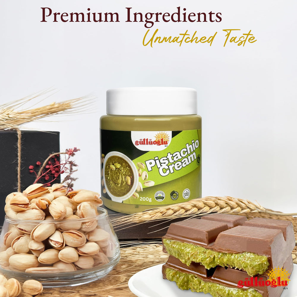 Gift-ready packaging perfect for sharing pistachio goodness.