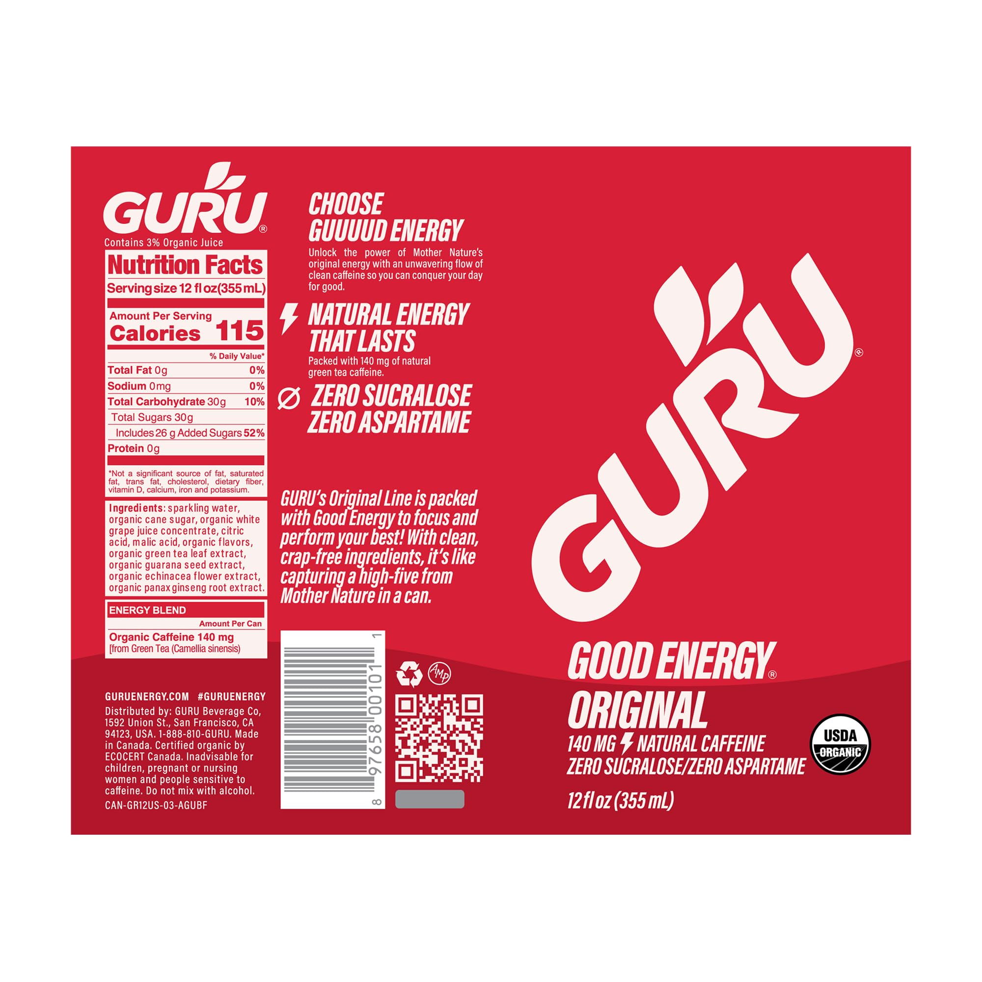 GURU Original energy in an urban active lifestyle setting