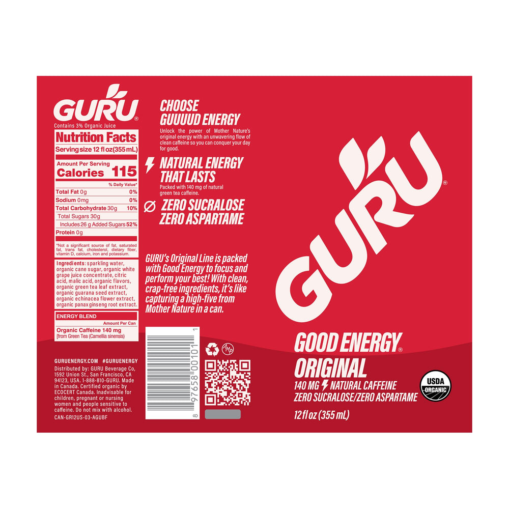 GURU Original energy in an urban active lifestyle setting