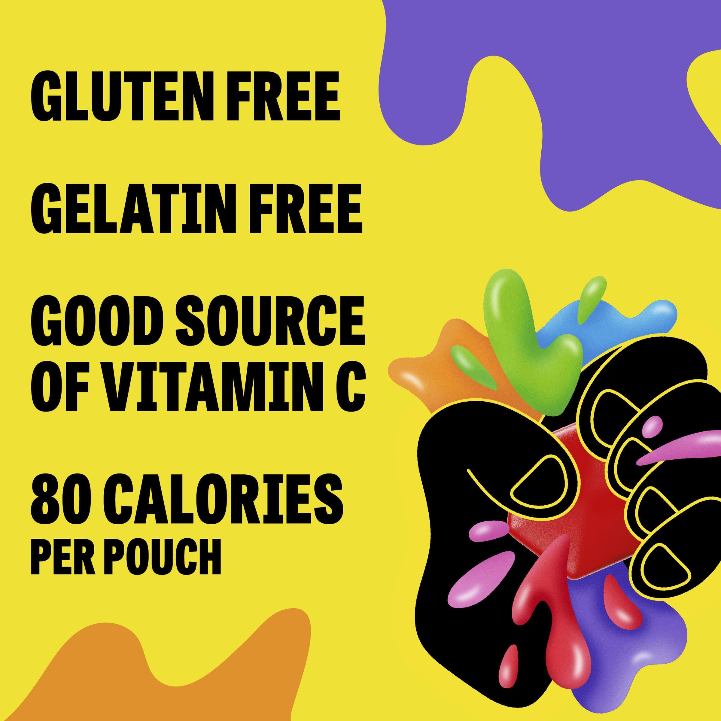 Gushers family pack box showing 20 pouches for sharing at home.