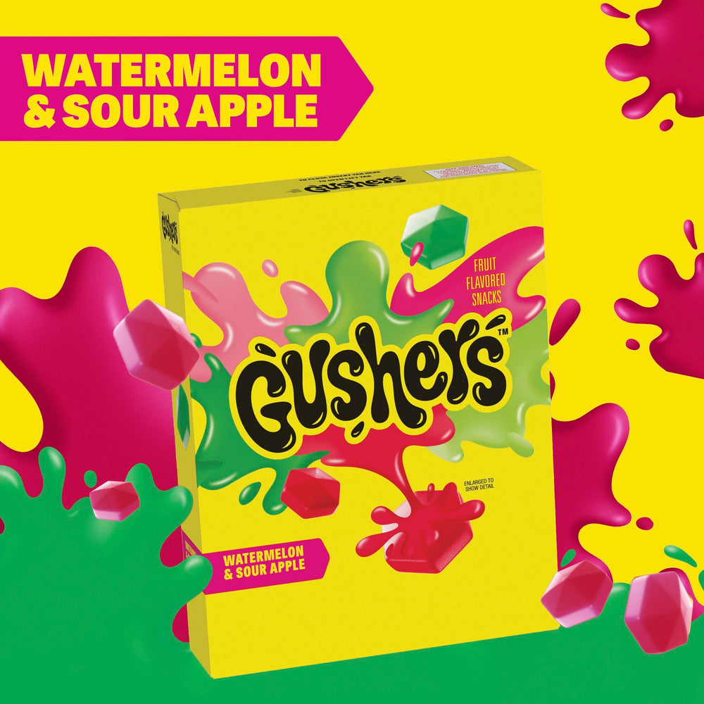 Gushers juice-filled center makes on-the-go snacking exciting for kids.