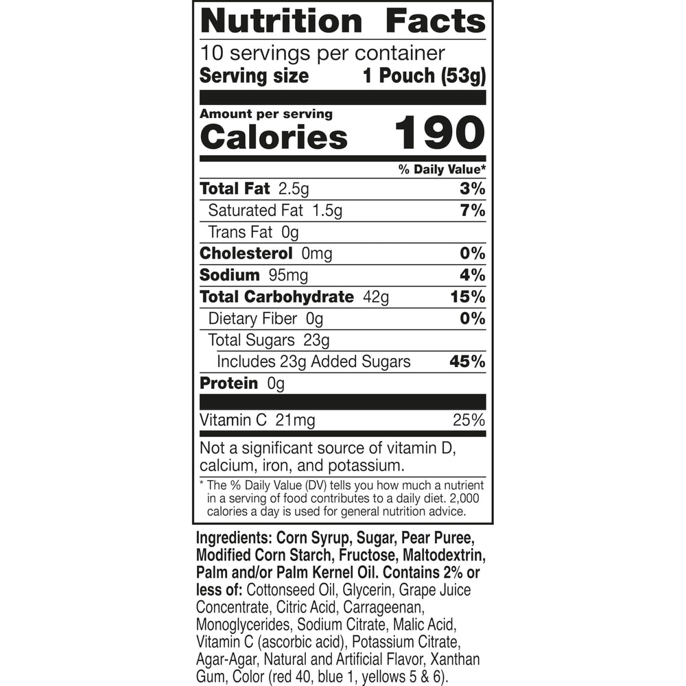 Gushers King Size Tropical pouch liquid center, juicy surprise in every bite.