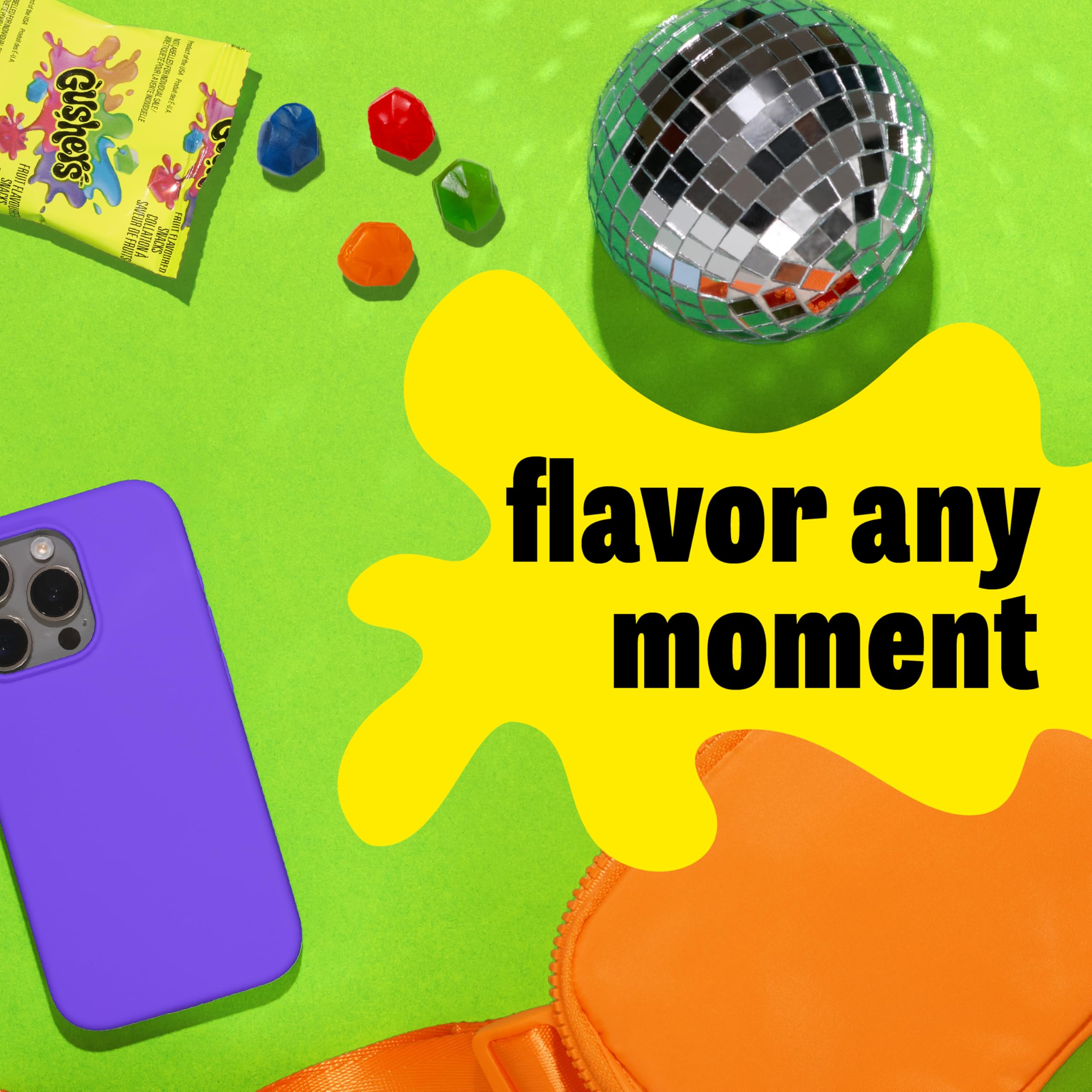 Gushers shelf display packaging on store shelf boosts grab-and-go appeal